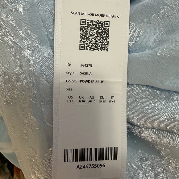 Blue Floral Dress - Picture 4 of 4